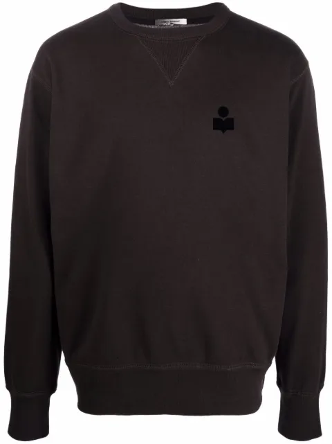 MARANT crew-neck knit jumper Green SW005700M003H
