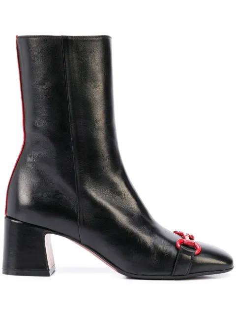 Madison Maison horsebit leather boots Black P921
