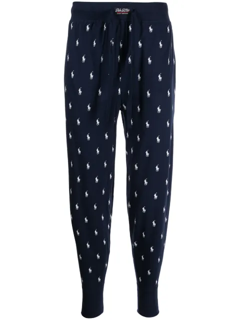 Polo Ralph Lauren all-over pony print trousers Blue 714844764001