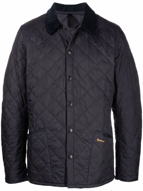 Barbour Liddesdale diamond-quilted jacket Blue MQU0240NY92