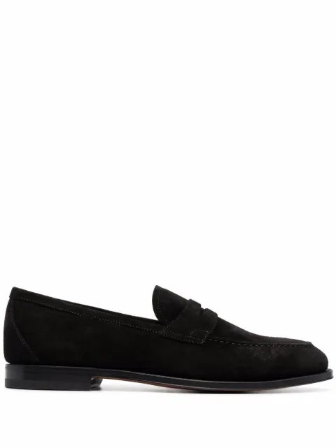 Scarosso Stefano suede penny loafers Black STEFANOLOAFBLASUED
