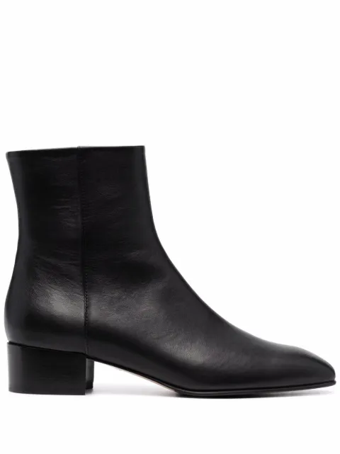 Scarosso Ambra leather ankle boots Black AMBRABOOTBLACALF