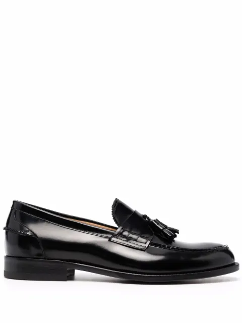 Scarosso Ralph tassel-embellished leather loafers Black RALPHLOAFBLAPOLI