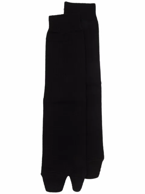 Maison Margiela Tabi knee-high socks Black S51TL0051S17868