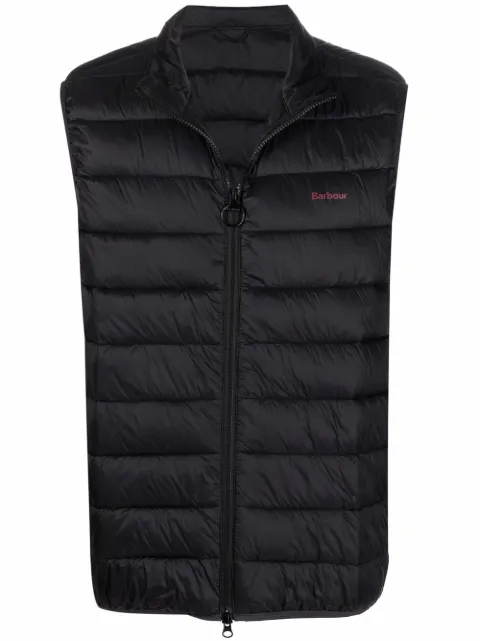 Barbour padded logo gilet Black MGI0024MGI