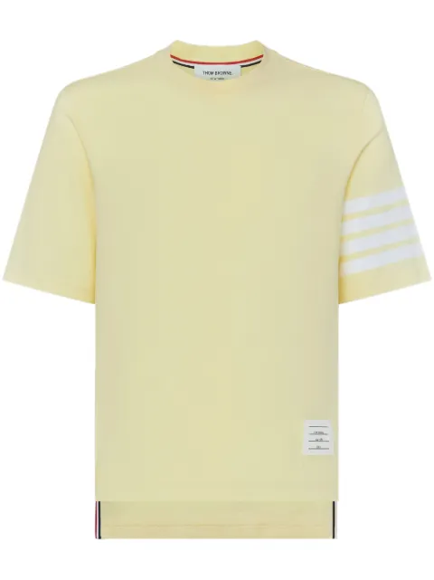Thom Browne 4-Bar short-sleeve T-shirt Yellow MJS168G07862