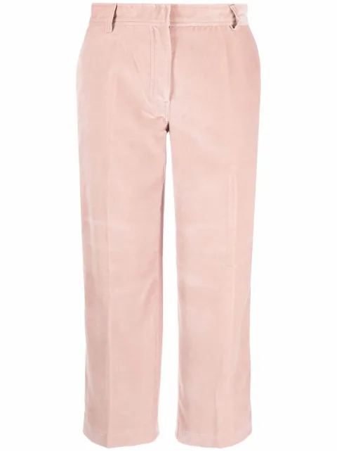Burberry Pre-Owned 2000s straight-leg cropped trousers Pink BRBR250V