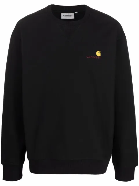 Carhartt WIP embroidered-logo jumper Black I025475