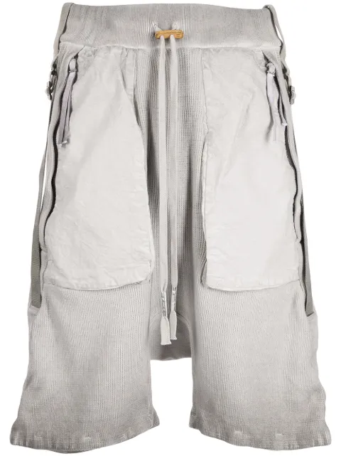 Boris Bidjan Saberi deconstructed shorts Grey P81F0406C