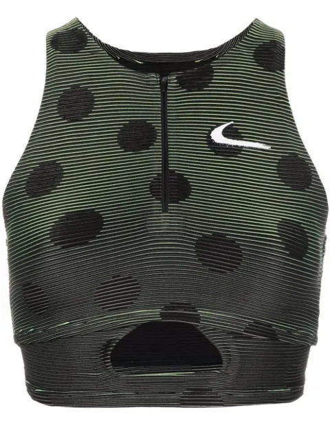 Nike X Off-White polka-dot print performance top Green CU2481