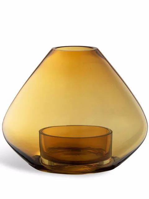 AYTM UNO glass lantern vase Yellow 508200633012