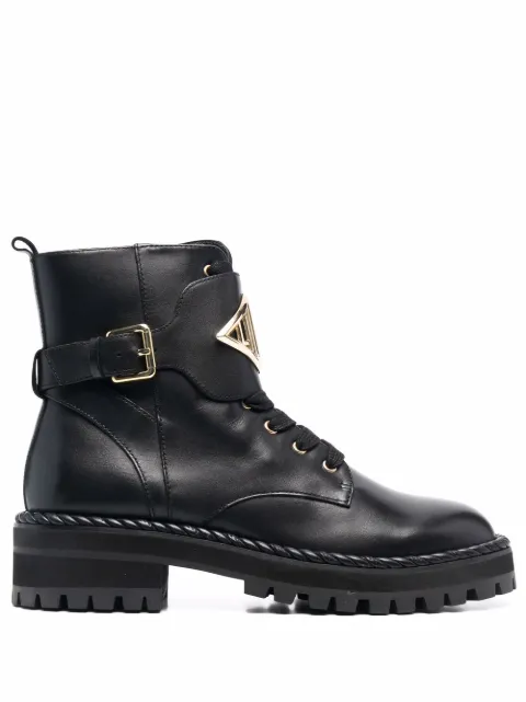 LIU JO Pink 127 ankle boots Black SF1017P0102