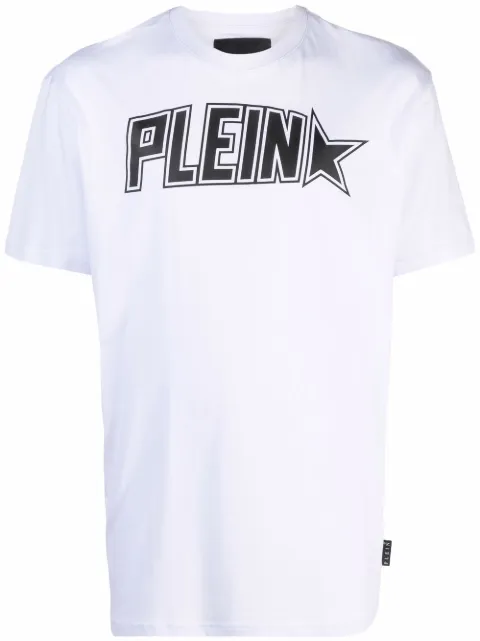 Philipp Plein Plein Star logo print T-shirt White PAACMTK5513PJO002N