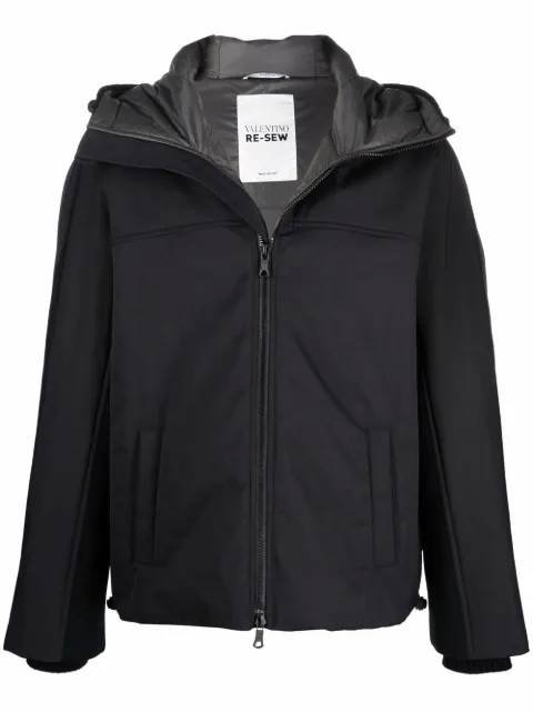 Valentino Garavani panelled padded jacket Blue VCIK207LW