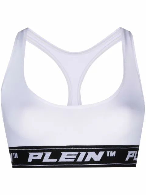 Philipp Plein logo-underwear bra White PAACWUZ0051PJO002N