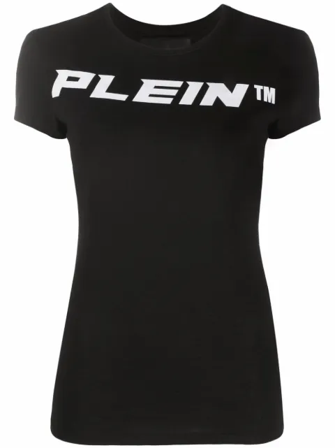 Philipp Plein logo-print T-shirt Black PAACWTK2427PJO002N