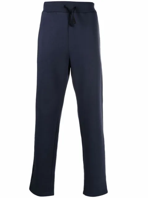 1017 ALYX 9SM drawstring-waist cotton-blend track trousers Blue AAMPA0240FA01