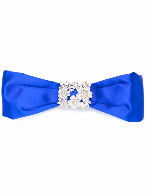 Roger Vivier crystal-embellished hairband Blue REWAC110100RS0