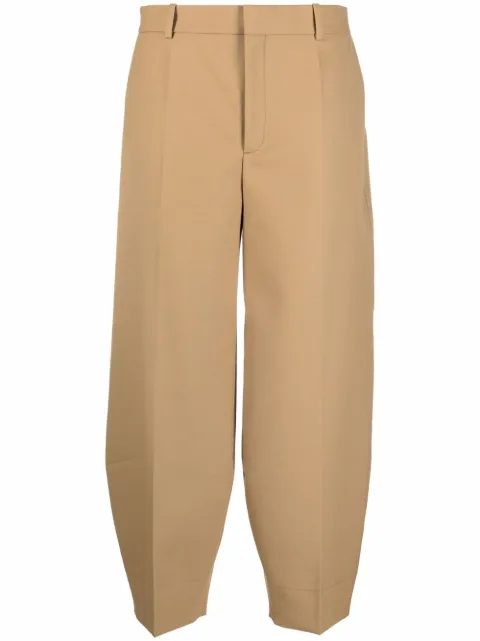Rodebjer mid-rise cropped trousers Neutrals 2400180