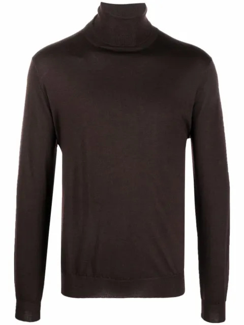 Dell'oglio roll-neck merino wool jumper Red DV1MLRM16RV
