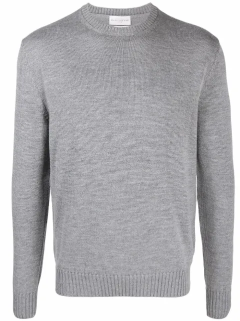 Ballantyne ribbed-knit wool jumper Grey T2P0007W071