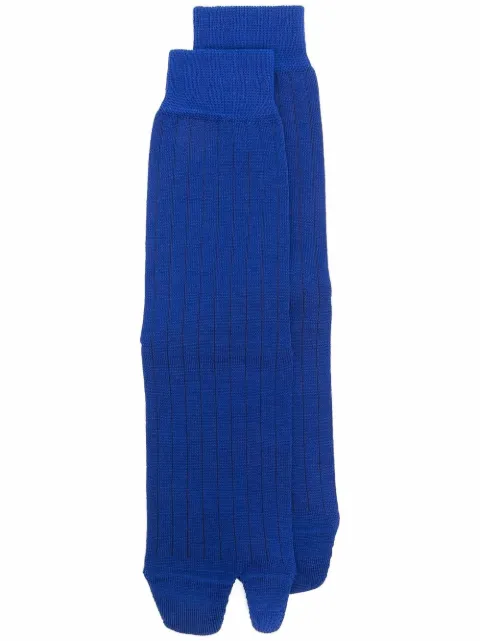 Maison Margiela Tabi toe socks Blue S51TL0051S17868