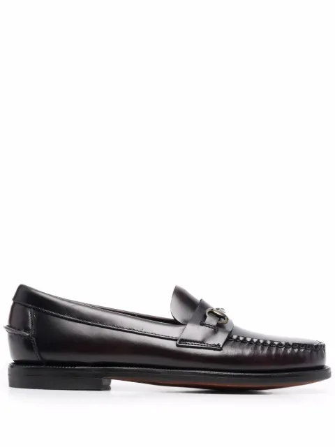 Sebago horsebit-detail leather loafers Red 7001CD0