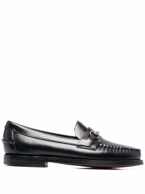 Sebago horsebit-detail leather loafers Black 7001CD0