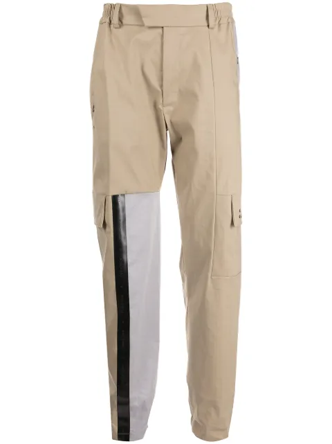 A-COLD-WALL* panelled cargo trousers Neutrals ACWMB087