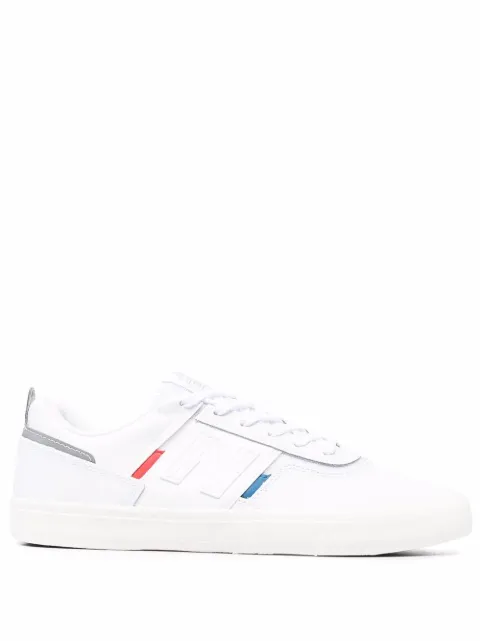 New Balance logo-patch panelled leather sneakers White NM306TEN