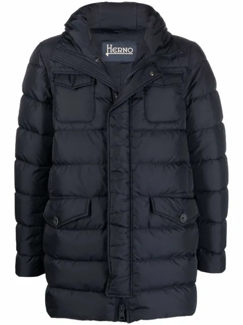 Herno quilted down padded coat Blue PI0191U12004