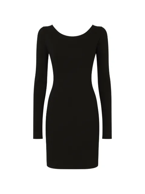 Dolce & Gabbana Punto Stoffa knitted mini dress Black F6R2ATFU78Y