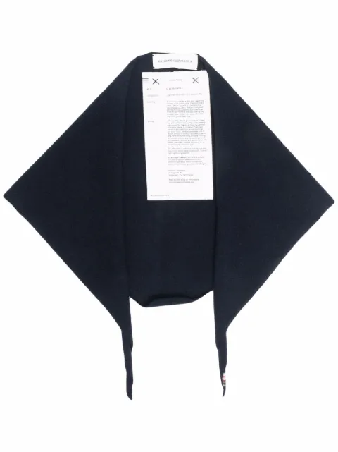 extreme cashmere navy bandana scarf Blue BANDANA