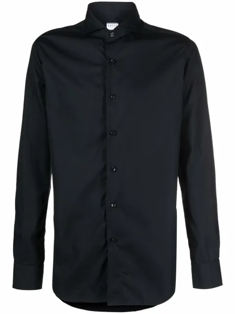 Xacus wrinkle-free tailored travel shirt Black 520ML16123