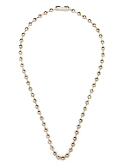 Takahiromiyashita The Soloist ball chain necklace Silver sa0033SS21