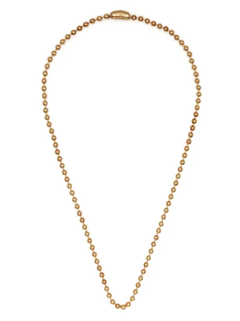 Takahiromiyashita The Soloist ball-chain clasp-fastening necklace Gold SA0031SS21
