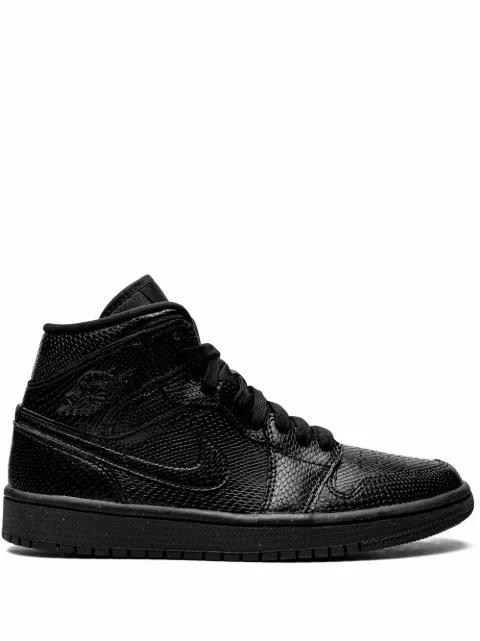 Jordan Air Jordan 1 Mid "Black Snakeskin" sneakers Black BQ6472