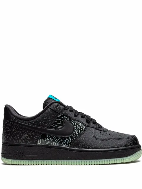 Nike x Sapce Jam Air Force 1 Low "Computer Chip" sneakers Black DH5354