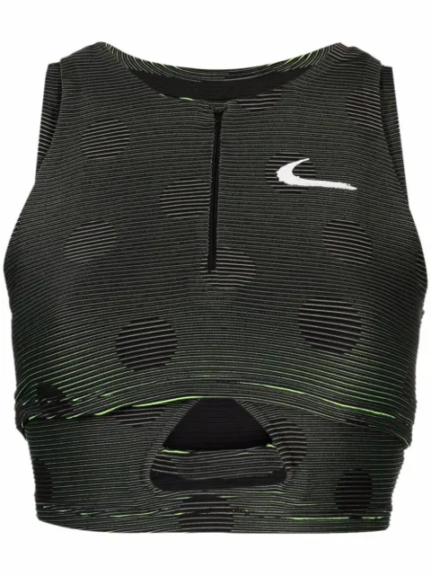 Nike X Off-White polka-dot print performance top Black OWAD183G21FAB0011045