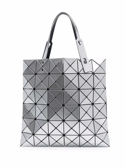 Bao Bao Issey Miyake Lucent geometric-panelled tote bag Grey BB18AG053