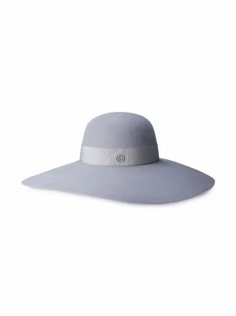 Maison Michel Blanche fur felt hat Grey 1004048004