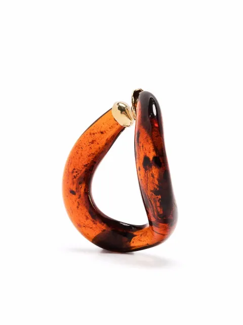 BEATRIZ PALACIOS Magma Link Large ear cuff Brown P07SUSMAGMALINKLARGE