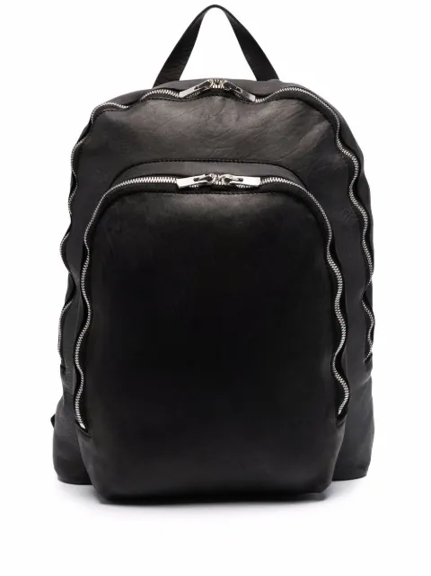 Guidi leather backpack Black DBP06SOFTHORSEFULLGRAIN