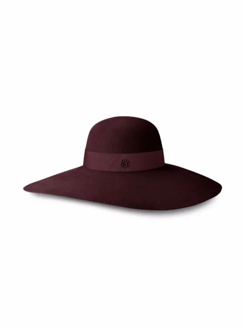Maison Michel Blanche felt capeline hat Red 1004048003