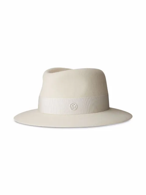 Maison Michel Andre waterproof felt trilby Neutrals 1003081005