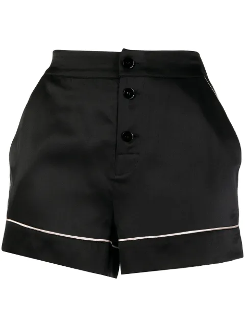 Agent Provocateur high-waisted pyjama shorts Black 109431