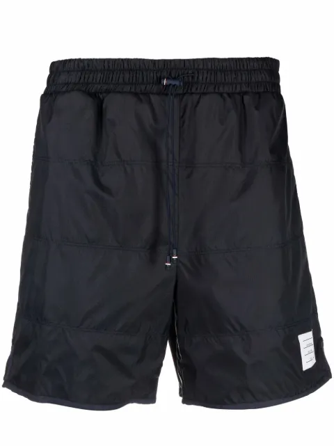 Thom Browne ripstop track shorts Black MJQ136A06859