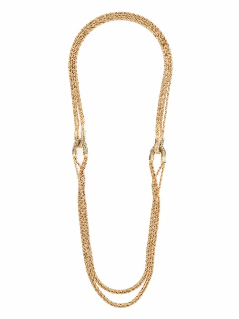Aurelie Bidermann Gerlinda multichain necklace Gold FW21SA03MG