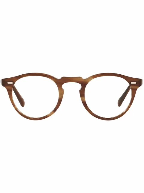 Oliver Peoples Gregory Peck round glasses White OV51861011