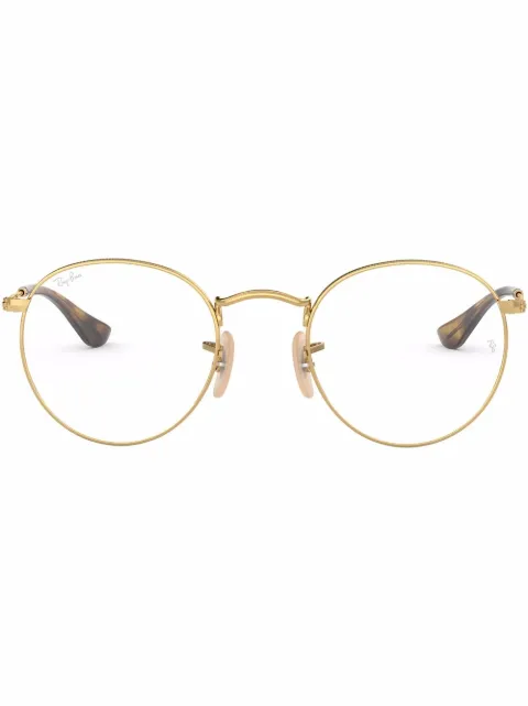 Ray-Ban round-frame sunglasses Gold RB3447V2500